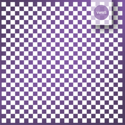 Silkscreen - Classic Checkers with 3 x 3 Squares