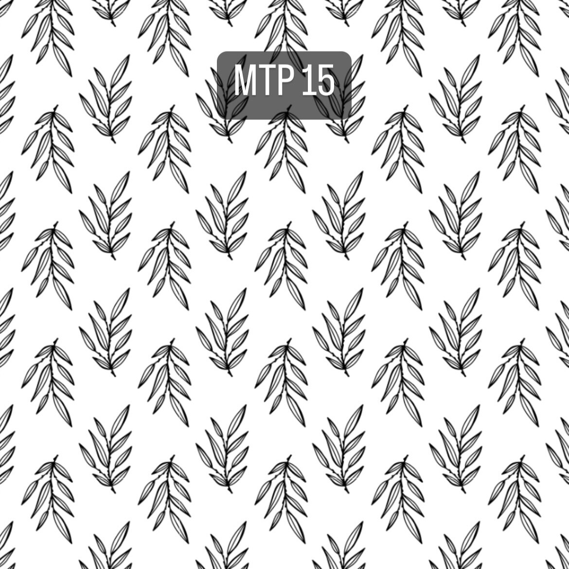 Water Soluble Transfer Paper for Polymer Clay BRANCHES (4 x 5" inch)