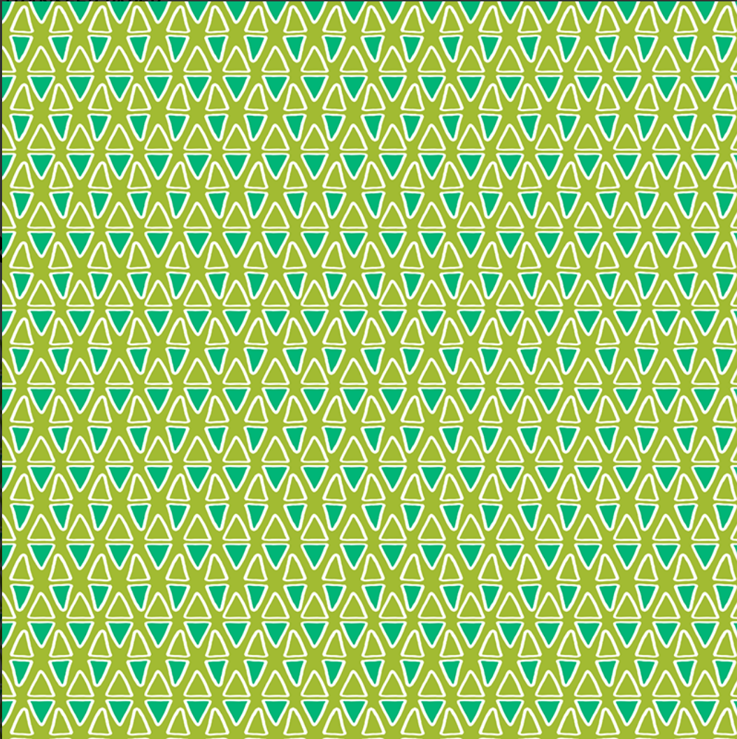 No-Water-Needed Transfer Paper for Polymer Clay VIVID GREEN PATTERN (5.5" x 5.5" inches)