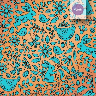 Double Silkscreens for Polymer Clay, Set 027