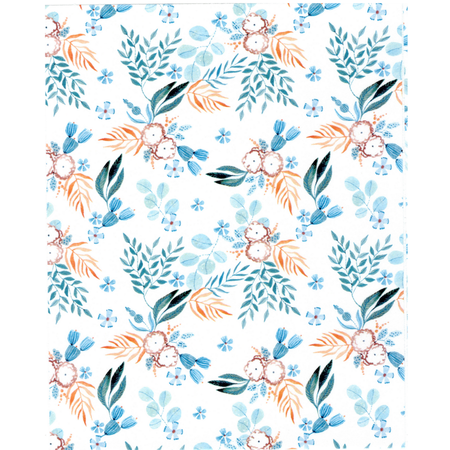 4x5&quot; Water Soluble Transfer Sheet for Polymer Clay WATERCOLOR 3