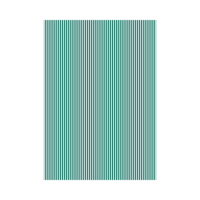 Textured Rubber Mat / Stripes #01 (0.5 mm) / 3&quot;x2.1&quot; inches
