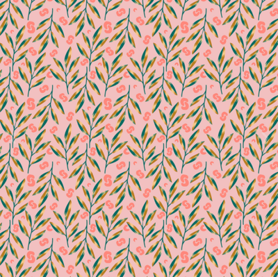 No-Water-Needed Transfer Paper for Polymer Clay PINK JUNGLE (14X14 cm)