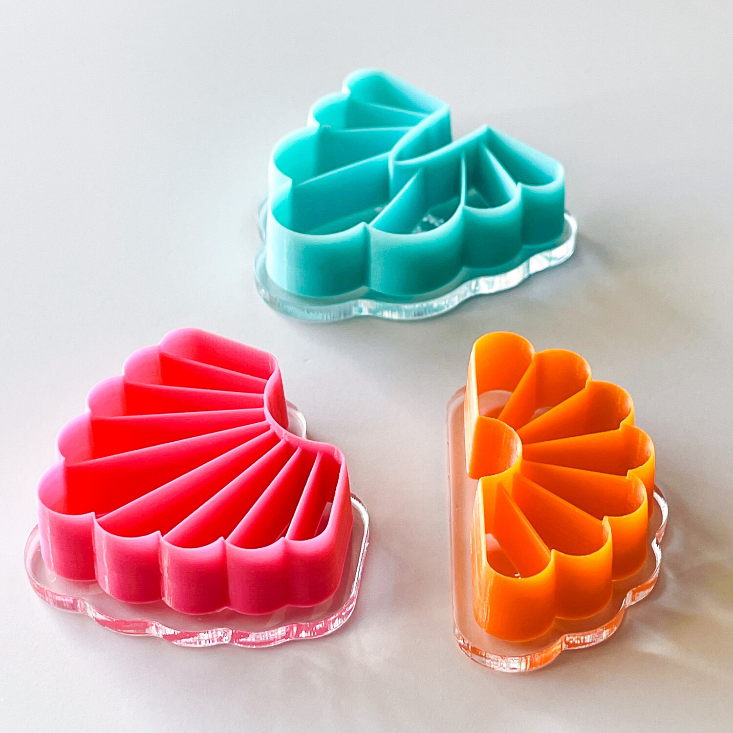 Art Deco Embossing Cutters for Polymer Clay (#01).