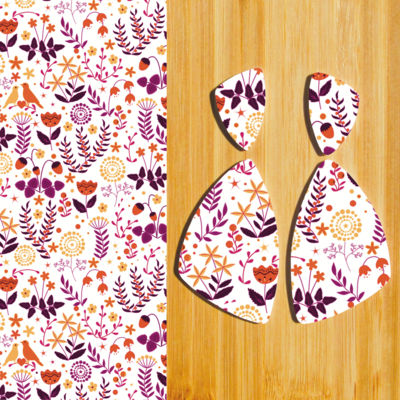 3.5x5&quot; Water Soluble Transfer Sheet for Polymer Clay / T162