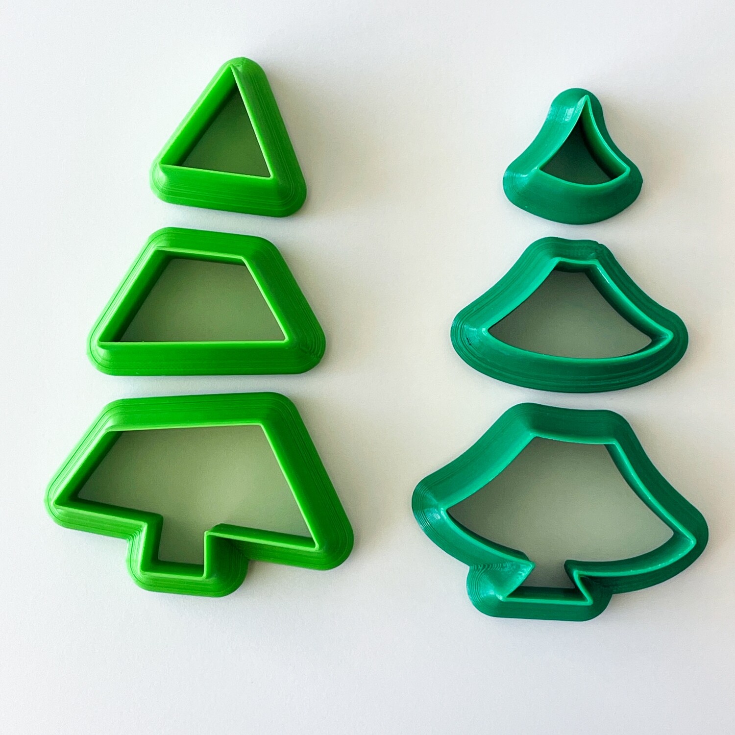 1.57&quot; Inches Tall Christmas Tree Cutter NCM #01 / Set of 3 Cutters