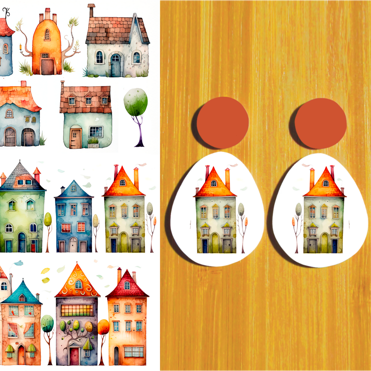 Two Water Soluble Transfer Sheets to Create Mirrored Image Transfer on Polymer Clay -3.5x5&quot; T213-214