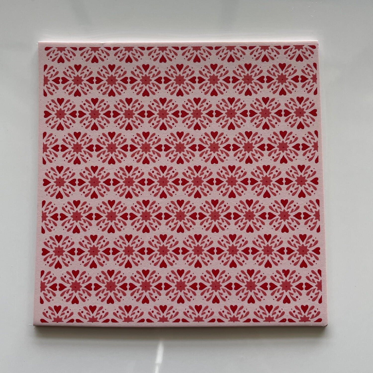 Double Silkscreens for Polymer Clay, Valentines Hearts Set 028
