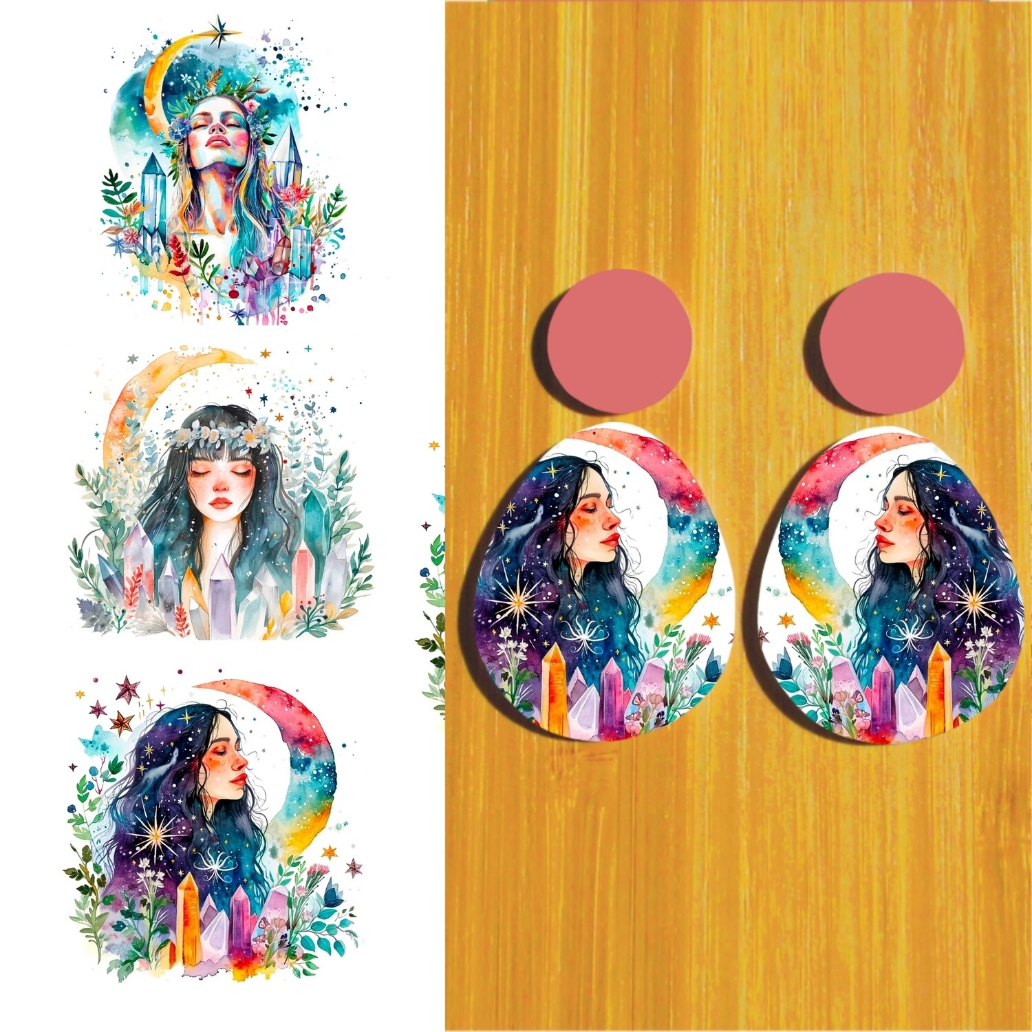 3.5x5&quot; Water Soluble Transfer Sheet for Polymer Clay / T239