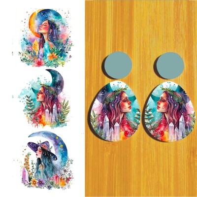 3.5x5&quot; Water Soluble Transfer Sheet for Polymer Clay / T240
