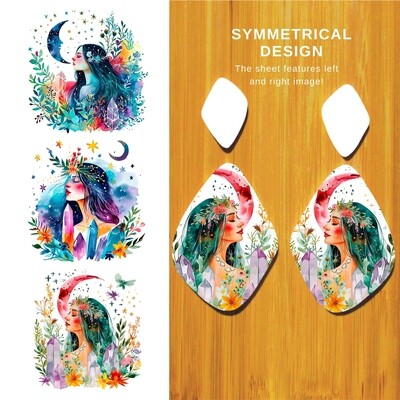 3.5x5&quot; Water Soluble Transfer Sheet for Polymer Clay / T241