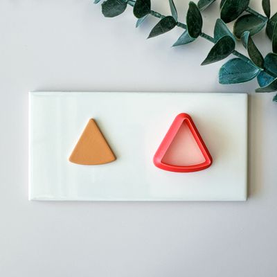 Rounded Bottom Triangles - Polymer Clay Cutters