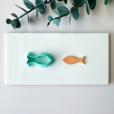 Fish #01 / Sharp Polymer Clay Cutters