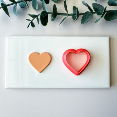 Heart #01 -Polymer Clay Cutters