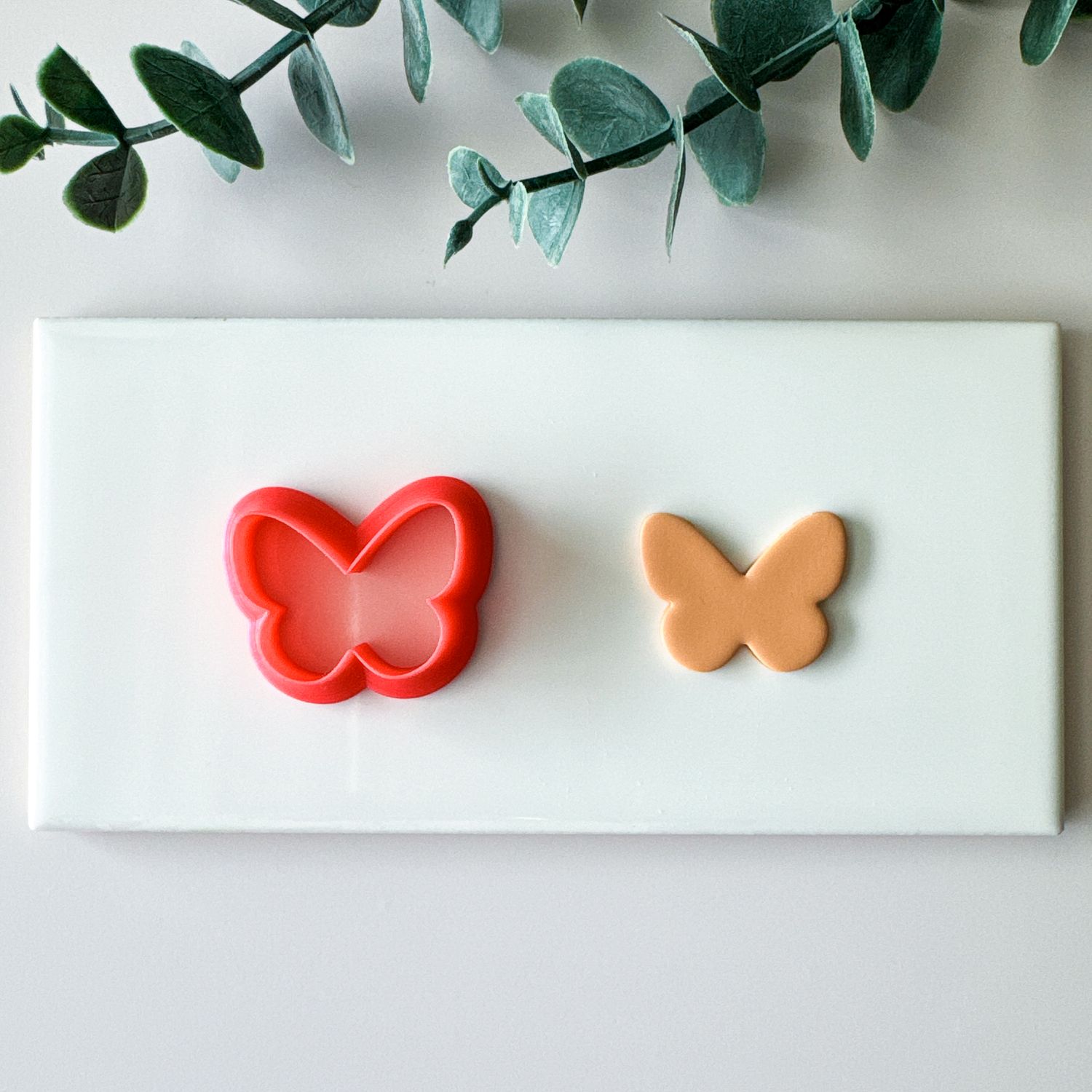 Butterflies (#09). Polymer Clay Cutters, WIDTH: 0.4&quot;