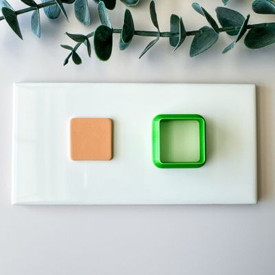 Rounded Corner Squares #04 - Polymer Clay Cutters