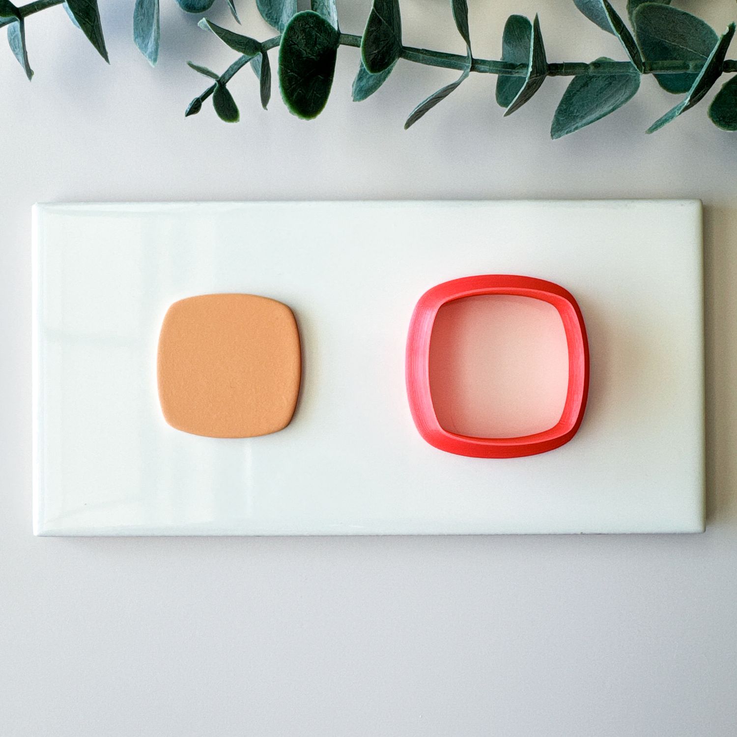 Rounded Squares #01 Polymer Clay Cutters