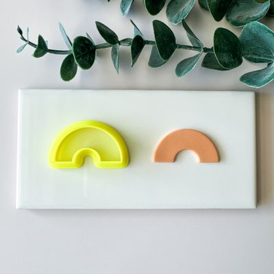 Rainbow Spectrum Arches #02 - Polymer Clay Cutters