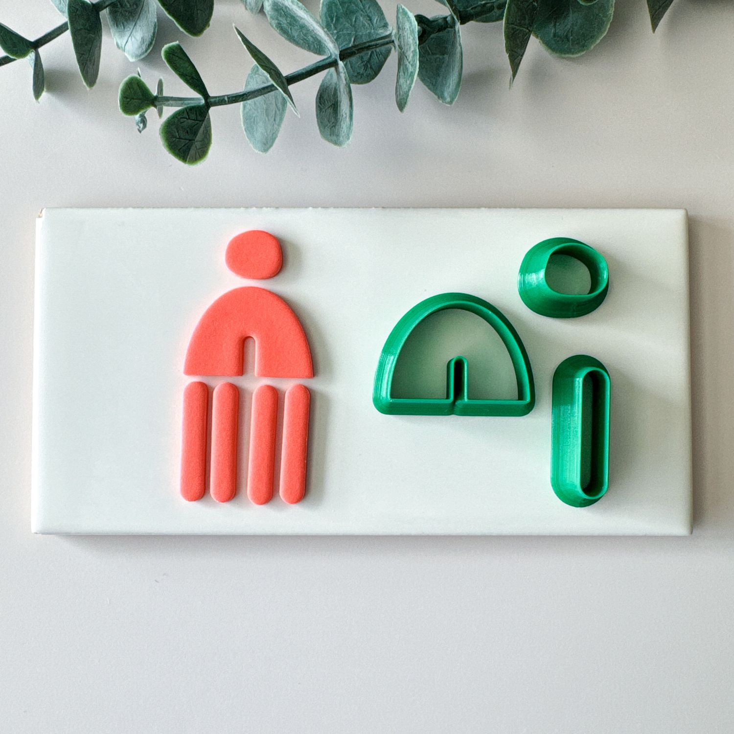 Arch Dangle Earrings #50 - Set of Three Polymer Clay Cutters