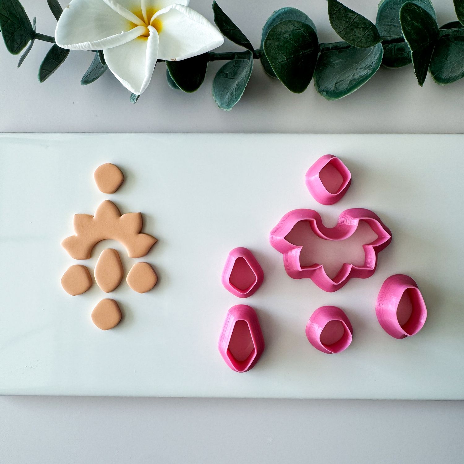 Dangle Earrings #56 - Set of Six Polymer Clay Cutters