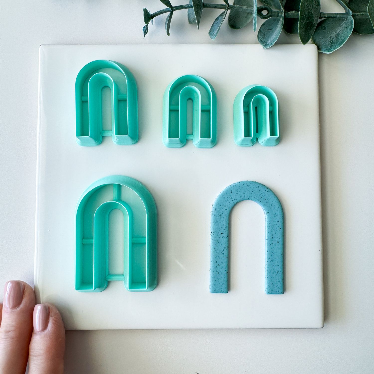Thin Arches (#03). Polymer Clay Cutters