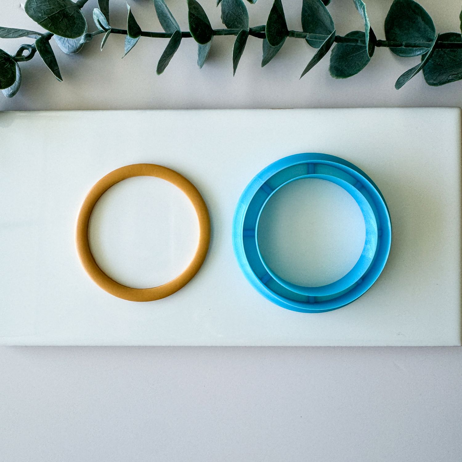 Large Ring #04 - Large Hoop Cutter for Polymer Clay Earrings 5mm Wide