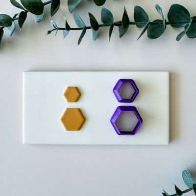 Hexagon #01 Polymer Clay Cutter