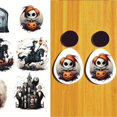 3.5x5&quot; Water Soluble Transfer Sheet for Polymer Clay / Halloween / T176