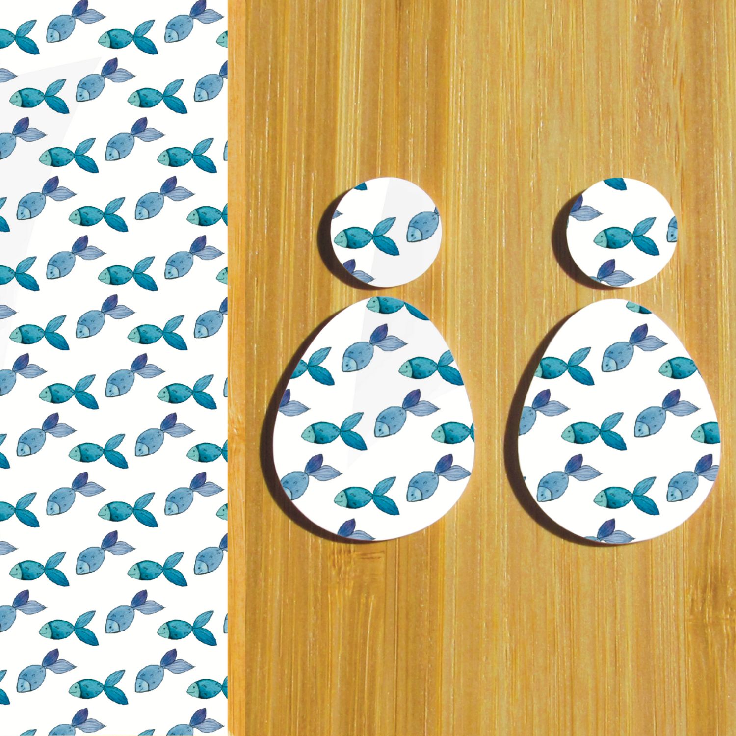 3.5x5&quot; Water Soluble Transfer Sheet for Polymer Clay / Aquarium T070