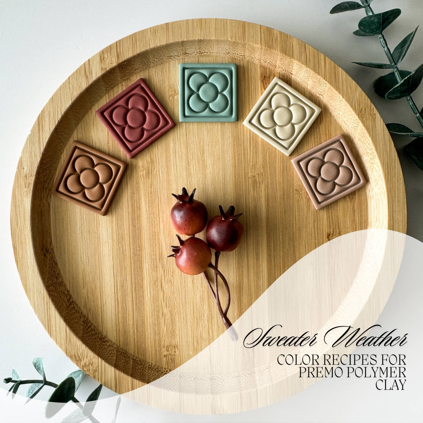 Sweater Weather Color Palette - Color Recipes for Sculpey Premo Polymer Clay