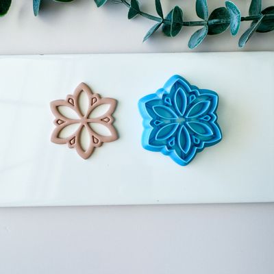 Snowflake #38 Polymer Clay Cutter