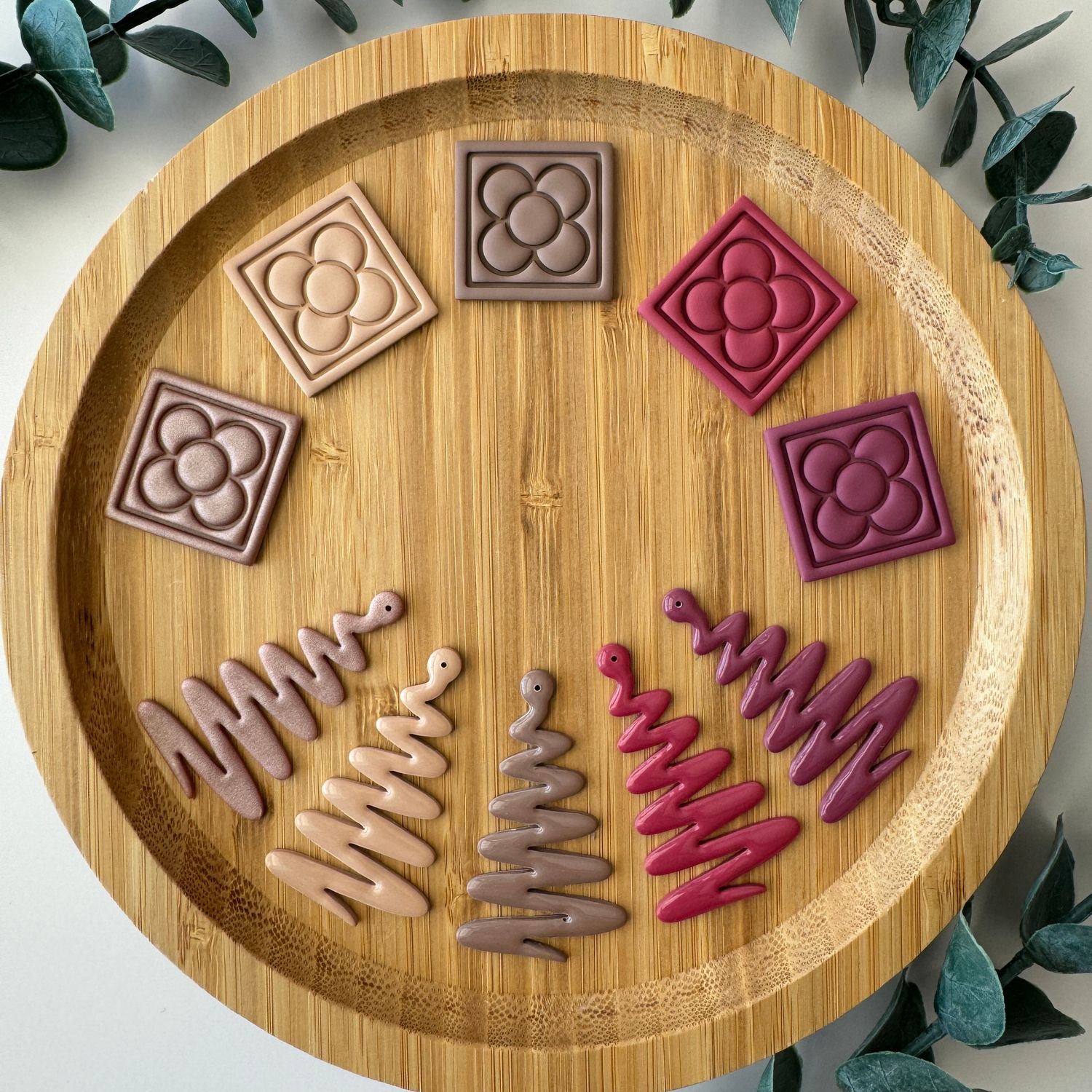 Fireside Glow Color Palette - Color Recipes for Sculpey Premo Polymer Clay