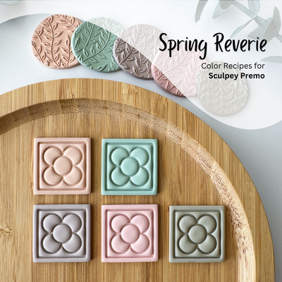 Spring Reverie Color Palette - Color Recipes for Sculpey Premo Polymer Clay