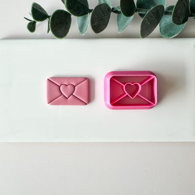 Valentine #02 - Embossing Cutter for Polymer Clay