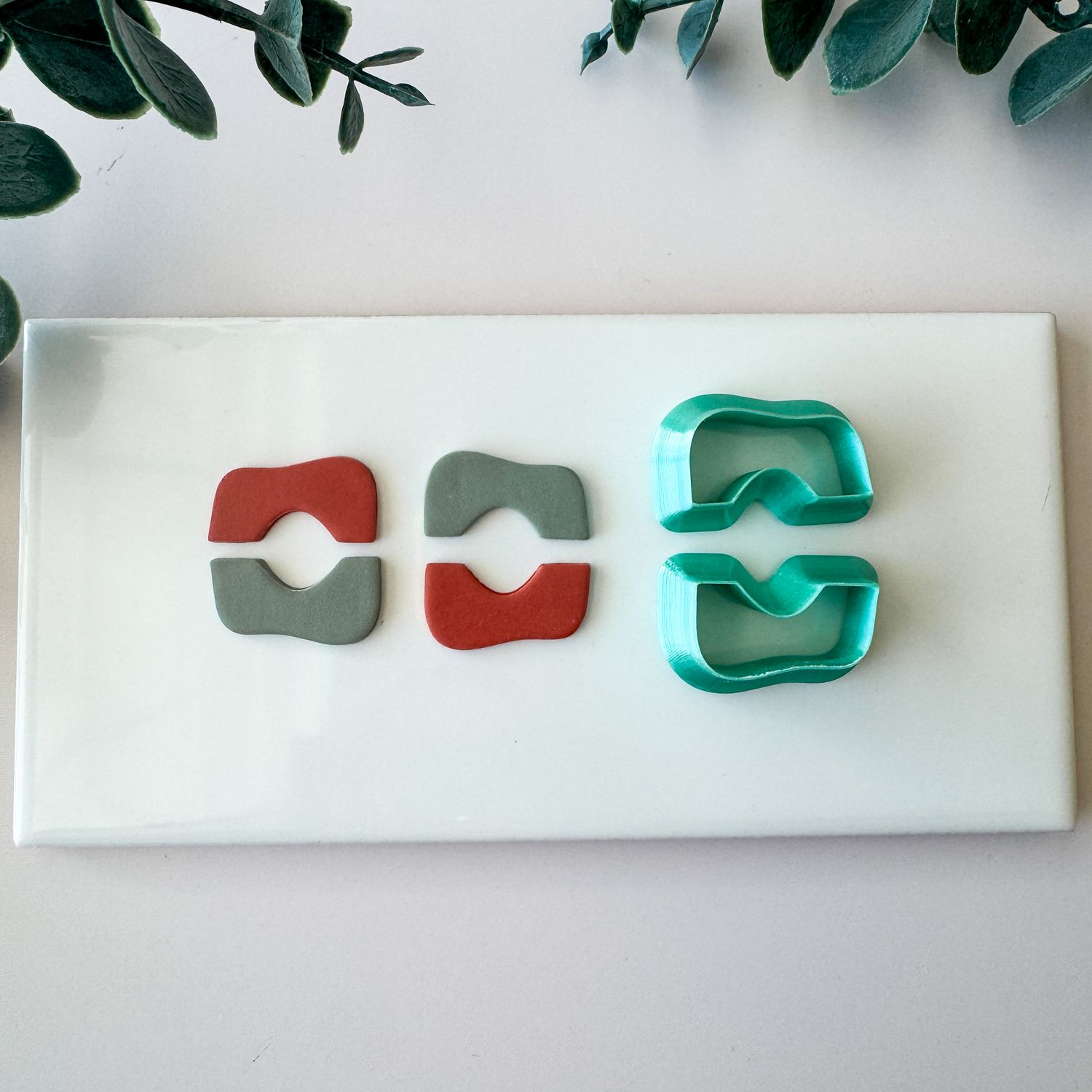 Earrings NCM#33 Set of 2 Polymer Clay Cutters