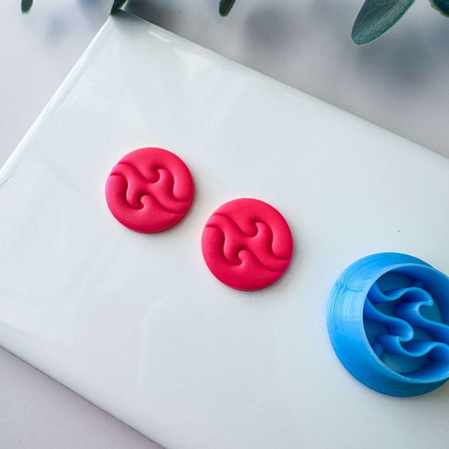 Stud Earrings #05  Embossing Cutter for Polymer Clay
