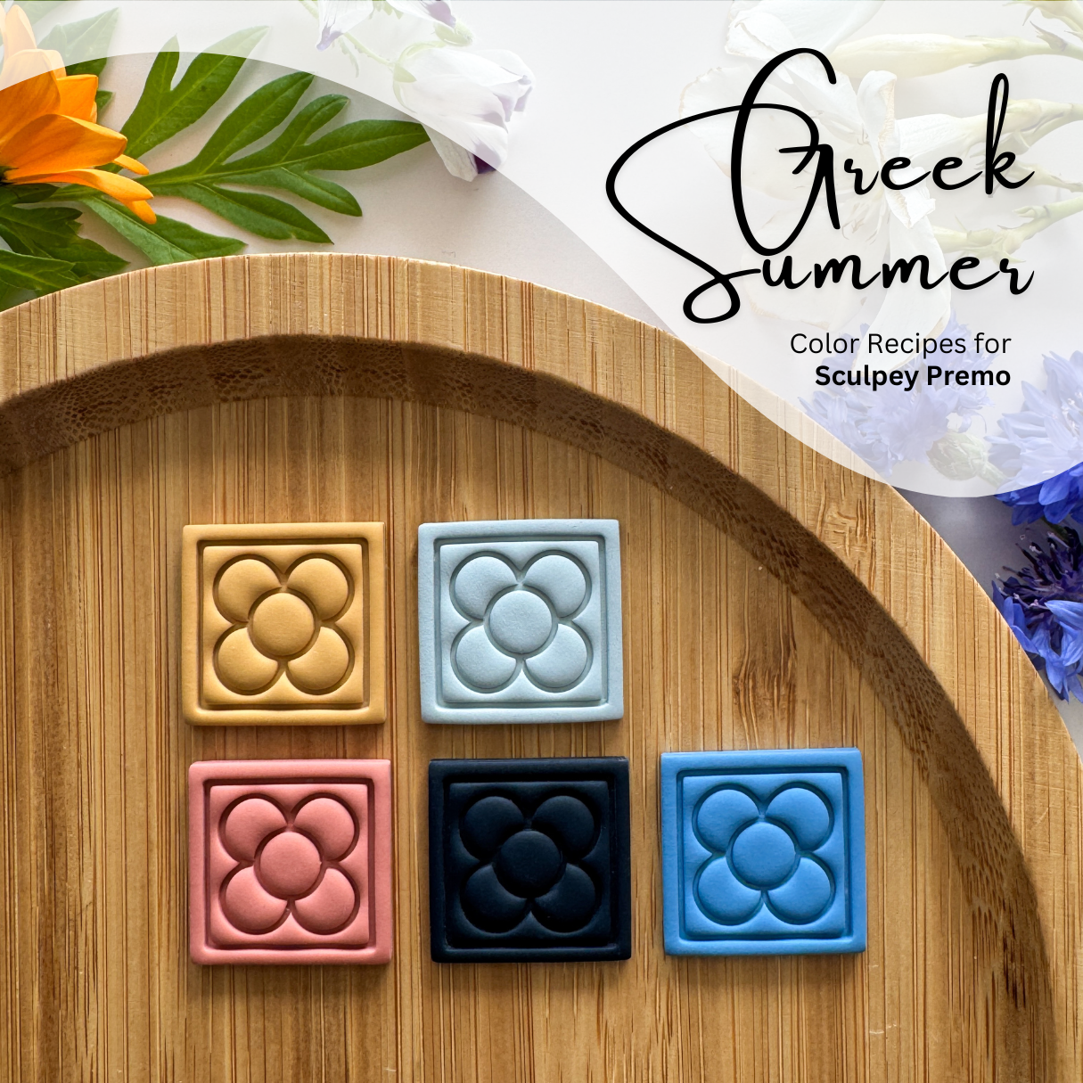Greek Summer - Color Recipes for Sculpey Premo Polymer Clay