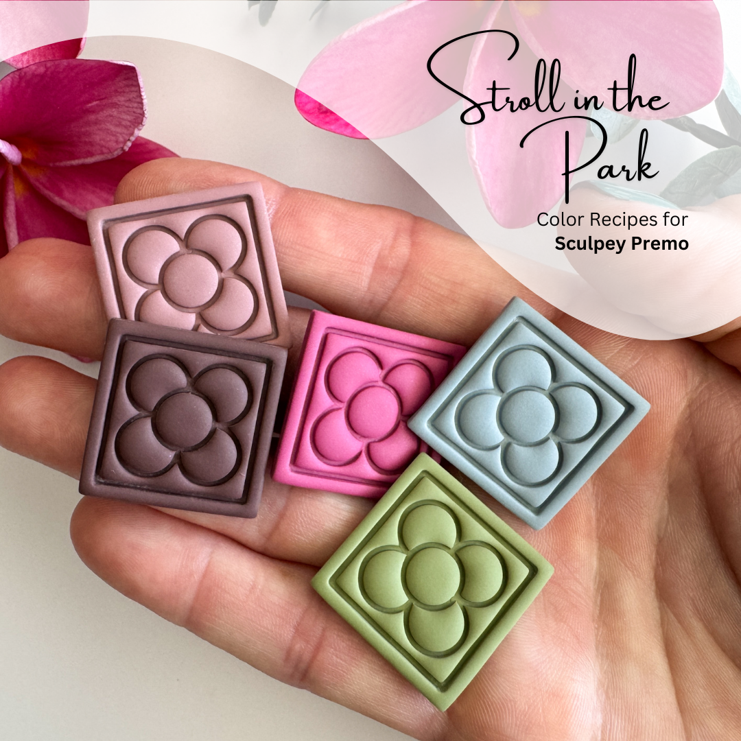 Stroll in the Park Palette - Color Recipes for Sculpey Premo Polymer Clay