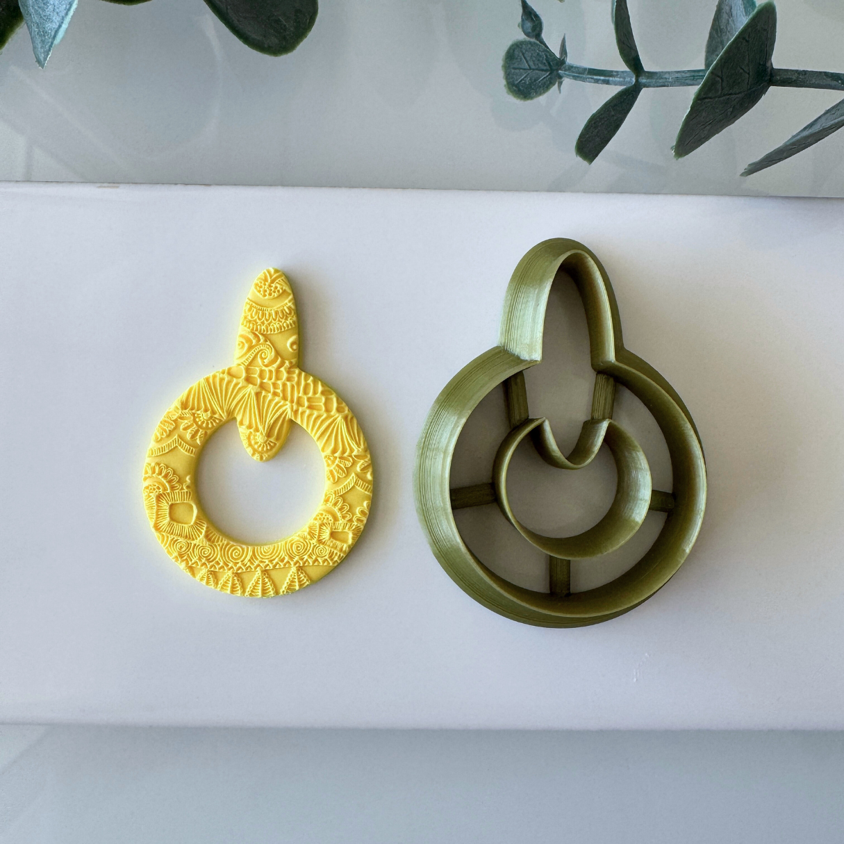 Earrings NCN#36 Polymer Clay Cutter