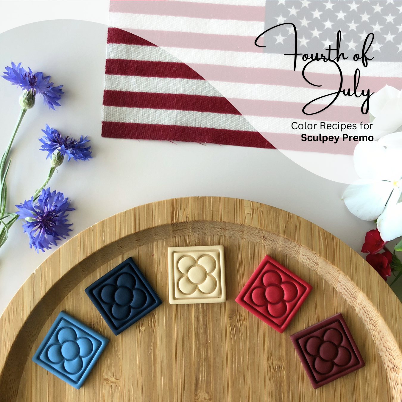 Fourth of July - Color Recipes for Sculpey Premo Polymer Clay