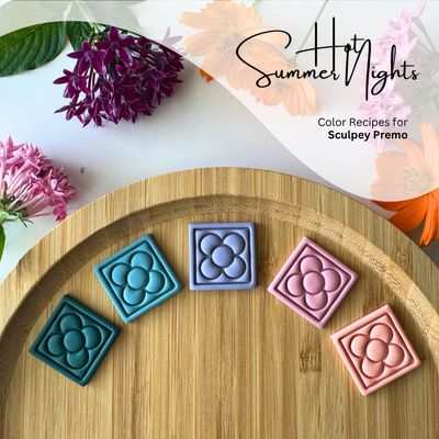 Hot Summer Nights - Color Recipes for Sculpey Premo Polymer Clay