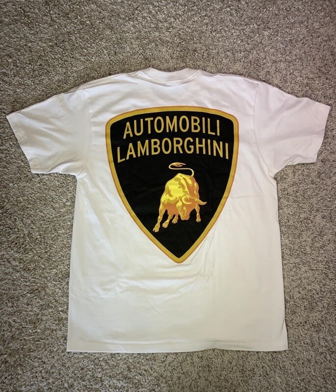 Supreme Automobili Lamborghini Tee White