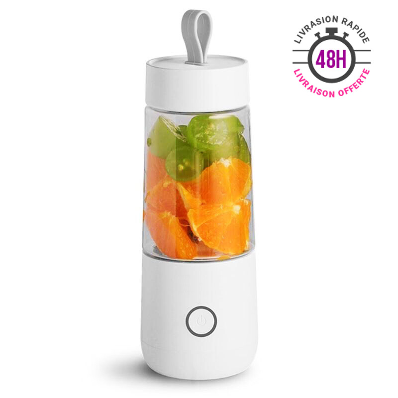 Blender fruits portable Blanc
