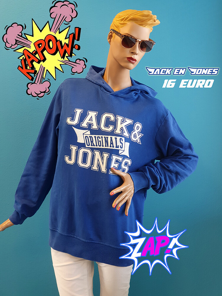 Heerlijke hoodie/sweater Jack & Jones. Maat M