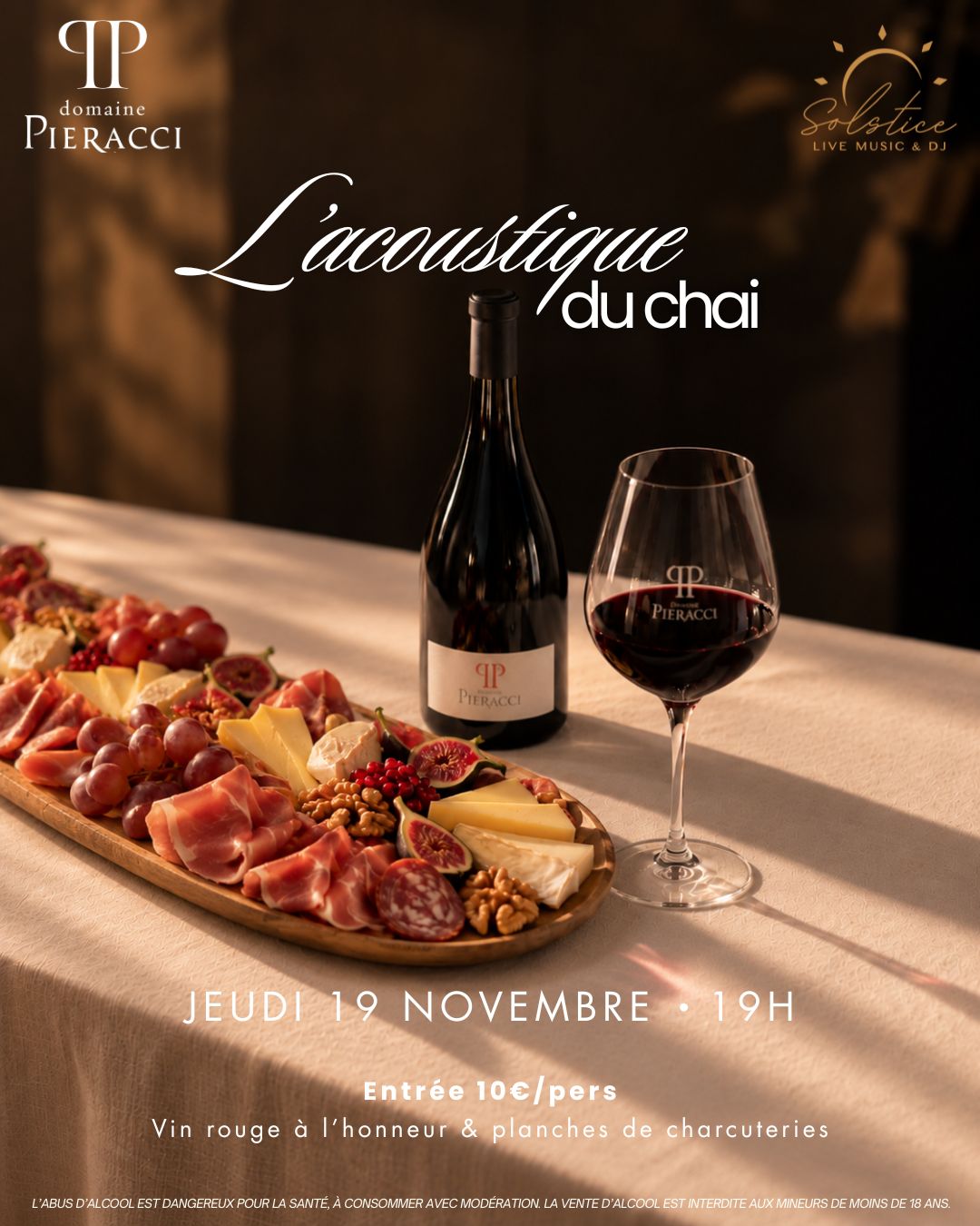 L'acoustique du Chai jeudi 19 Novembre 2026