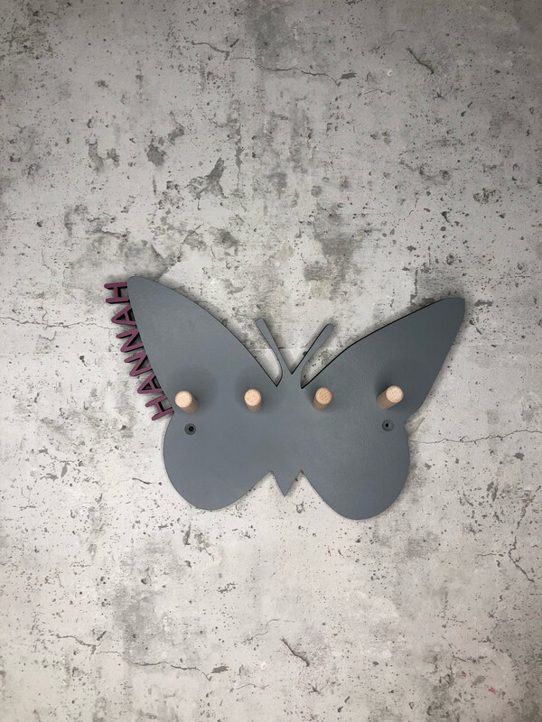 Kindergarderobe Schmetterling 
