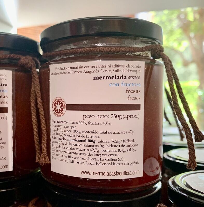 fresas (fructosa) 250ml.