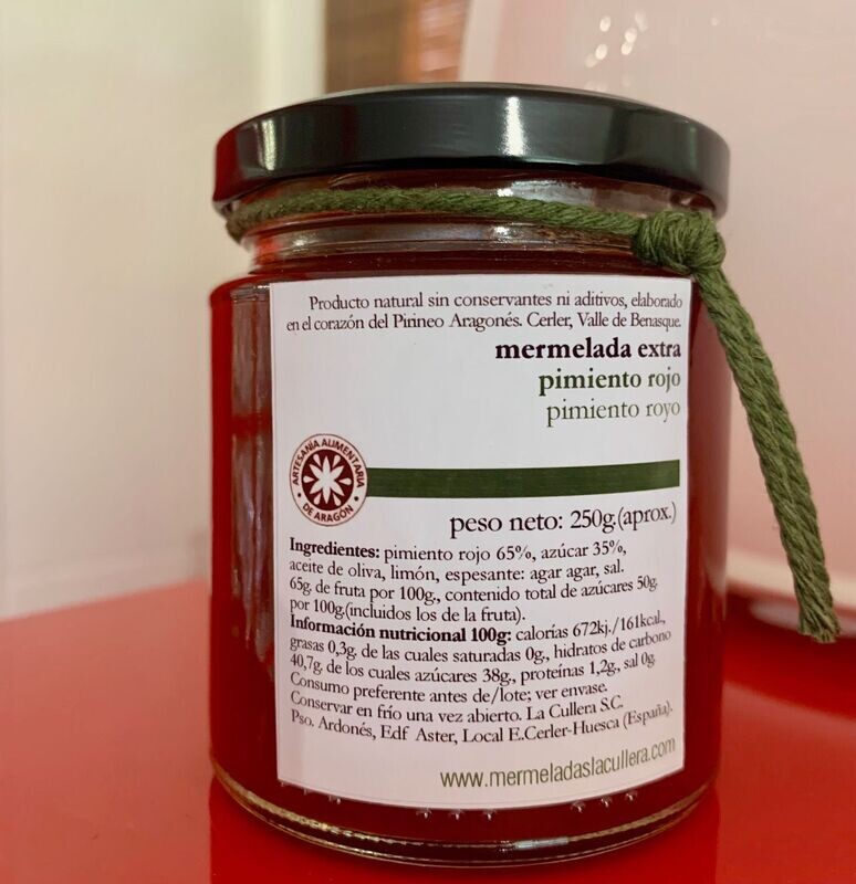 pimiento rojo 250ml.
