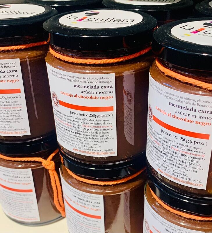 Naranja al chocolate negro 250ml.