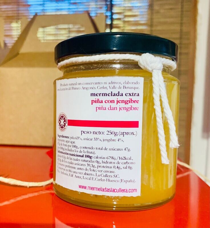 piña con jengibre 250ml.